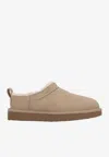 Ugg Classic Micro Suede Slippers In Brown