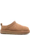 Ugg Camel Suede Classic Micro Slippers In Brown
