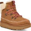 Ugg Alpine Suede Shearling Hiker Boots In Brown