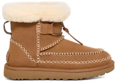 Pre-owned Ugg Classic Mini Alpine Boot (women's) Sneakers In Chestnut In Brown