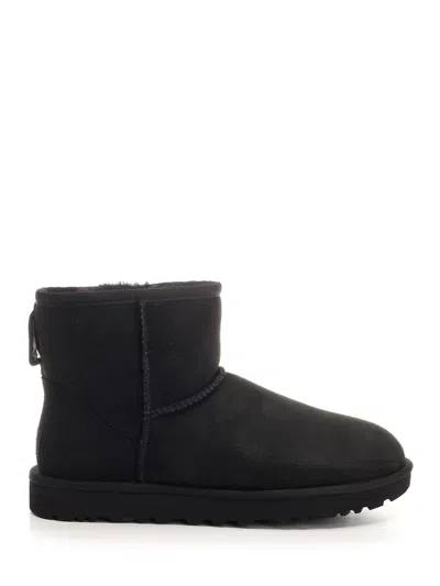 Ugg Classic Mini Ankle Boots In Black
