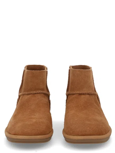 Ugg Classic Mini Ankle-height Leather Boots In Brown