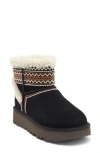Ugg Atherson Mini Boots Round Toe In Animal Print
