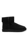 Ugg Mini Classic Ankle Boots In Black