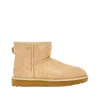 Ugg 10mm Classic Ultra Mini Shearling Boots In Beige