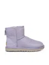 Ugg Classic Ultra Mini Ankle Boots In Grey