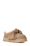Ugg Platform Bow Slip-on Loafers In Sand
