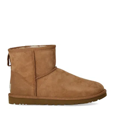 Ugg Classic Mini Chestnut Ankle Boot In Brown