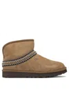 Ugg "classic Mini Crescent" Ankle Boots In Brown