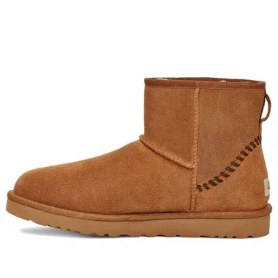Ugg Classic Mini Deco Suede Boot 'brown'