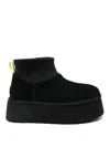 Ugg Mini Platform Ankle Boots In Black