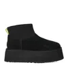 Ugg 50mm Classic Mini Dipper Suede Boots In Black