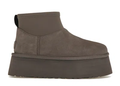 Pre-owned Ugg Classic Mini Dipper Boot (women's) Sneakers In Thundercloud