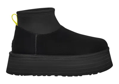 Pre-owned Ugg Classic Mini Dipper Boot Yellow (women's) Sneakers In Black