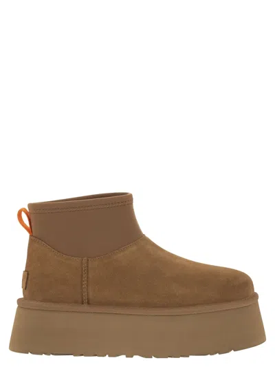 Ugg Classic Mini Dipper Boots In Brown