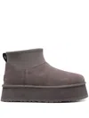 Ugg 50mm Classic Mini Dipper Suede Boots In Grey