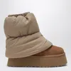 Ugg Classic Mini Dipper Puffer Classic Boots In Brown