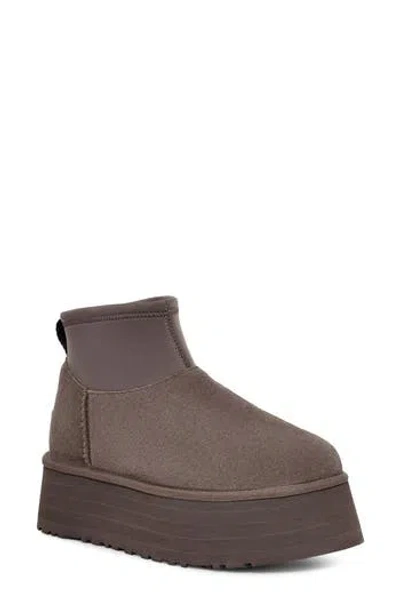 Ugg ® Classic Mini Dipper Platform Boot In Gray