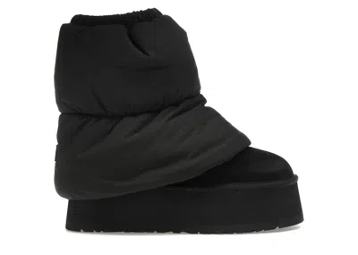 Pre-owned Ugg Classic Mini Dipper Puffer Boot (women's) Sneakers In Black