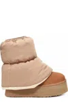 Ugg Classic Mini Dipper Puffer Classic Boots In Chestnut