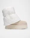 Ugg Suede Mini Dipper Puffer Boots 50 In White  Ceramic