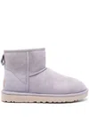 Ugg Classic Ultra Mini Ankle Boots In Purple
