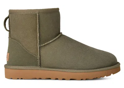 Pre-owned Ugg Classic Mini Ii Boot (women's) (2025) Sneakers In Moss Green