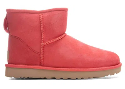 Pre-owned Ugg Classic Mini Ii Boot (women's) Sneakers In Hibiscus Pink