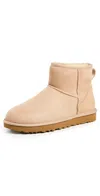 Ugg Classic Mini Ii Ankle Boots In Beige O Tan