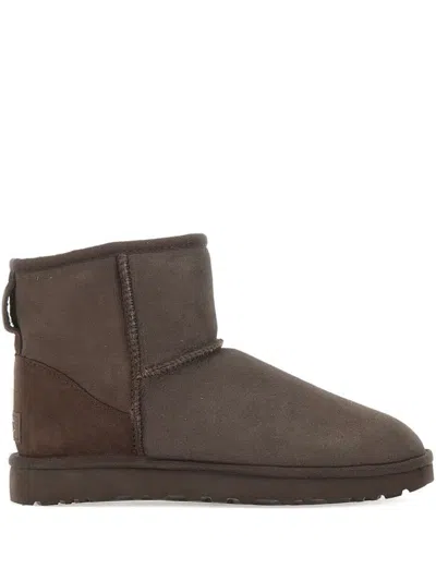 Ugg Classic Mini Ii Brown Suede Ankle Boots