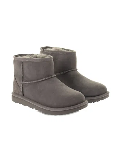 Ugg Kids' Classic Mini Ii Round-toe Boots In Gray