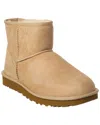 Ugg Classic Mini Ii Suede Ankle Boots In Brown