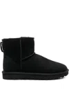 Ugg Classic Mini Ii Suede Ankle Boots In Black