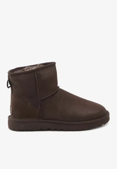 UGG CLASSIC MINI II SUEDE BOOTS