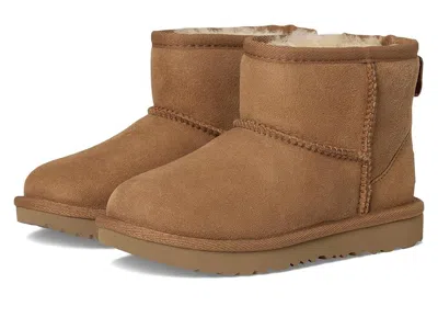 Ugg Classic Mini Ii (toddler) Kids Shoes Chestnut : 9 Toddler M, Sheepskin In Brown