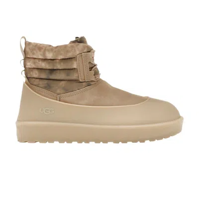 Pre-owned Ugg Classic Mini Lace-up Weather Boot 'mustard Seed' | Tan | Men's Size 8 In Brown