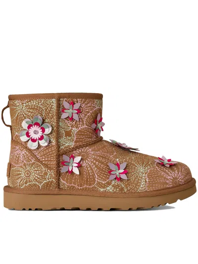 Ugg , Classic Mini Meadow In Brown