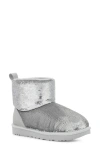 Ugg Classic Mini Mirror Ball Bootie In Silver