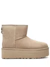 Ugg Classic Mini Platform 50.8mm "mustard Seed" Boots In Neutrals