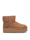 Ugg Classic Mini Platform Boots In Chestnut In Brown