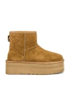 Ugg Classic Ultra Mini Platform Boots In Chestnut