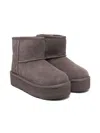 Ugg Classic Mini Platform Boots In Grey