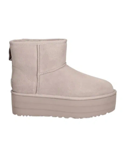 UGG UGG CLASSIC MINI PLATFORM ANKLE BOOTS