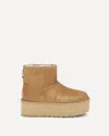 Ugg Australia Classic Mini Platform Boots In Neutral