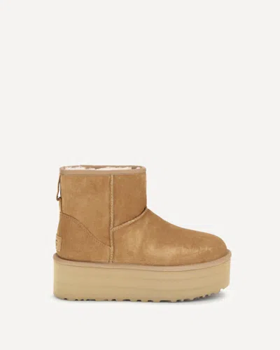 Ugg Classic Mini Platform Boots In Sand
