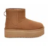 Ugg Classic Mini Platform Boots In Chestnut In Multi