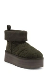 Ugg ® Classic Mini Platform Felted Boot In Forest Night