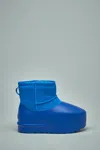Ugg Womens Classic Mini Pumped Moulded Suede Boots Bl In Blue
