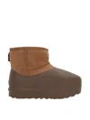 Ugg Classic Mini Pumped Molded Boots In Brown