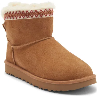 Ugg Ultra Mini Taslyn Bootie In Brown